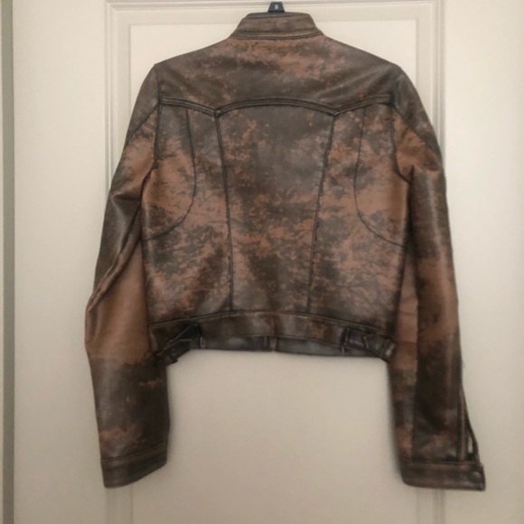 Rustic Riding Faux Leather Jacket! - Picture 2 of 3